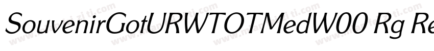SouvenirGotURWTOTMedW00 Rg Regular字体转换